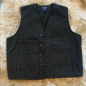 Filson  Men’s Dark Olive Mackinaw Wool Vest